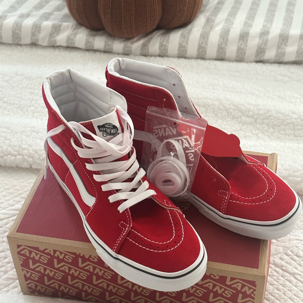 Vans Red High Top